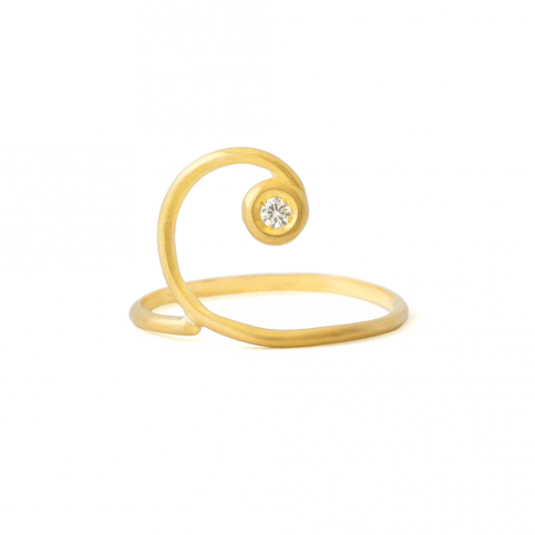 Golden Spiral Ring