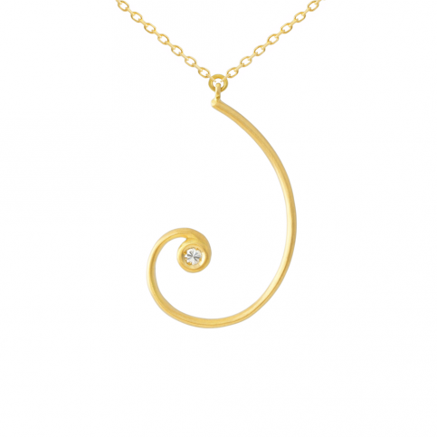 Golden Spiral Pendant