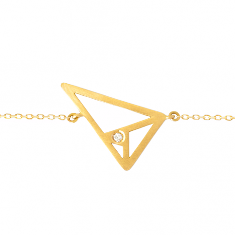 Golden Triangle Bracelet