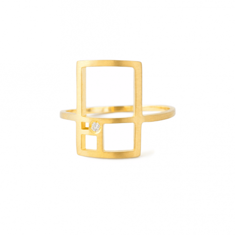 Golden Rectangle Ring